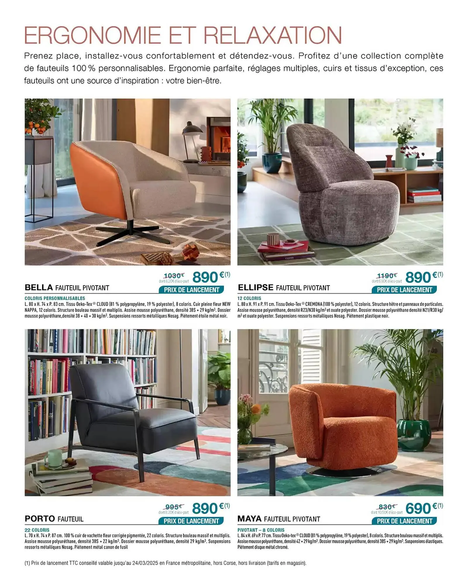 Catalogue Cuir Center du 31 mars au 31 décembre 2025 - Catalogue page 22