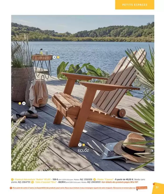 BARBEUC, SIESTE, PÉTANQUE PLACE À LA DÉTENTE du 27 février au 23 juin 2025 - Catalogue page 37