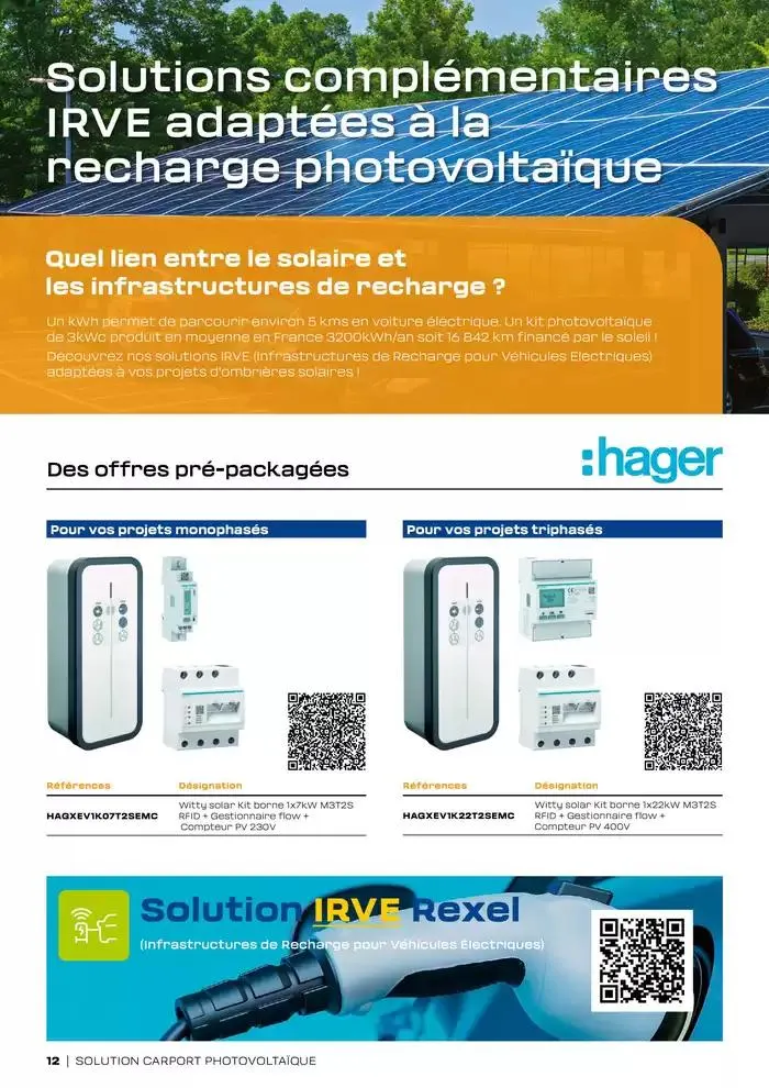 Les Essentiels du Carport Photovoltaïque 2025 du 4 février au 31 décembre 2025 - Catalogue page 12