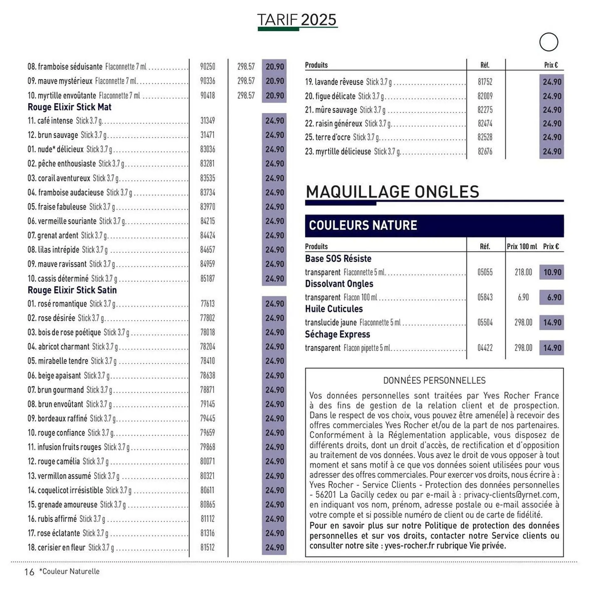 Catalogue Yves Rocher du 23 avril au 31 décembre 2025 - Catalogue page 16