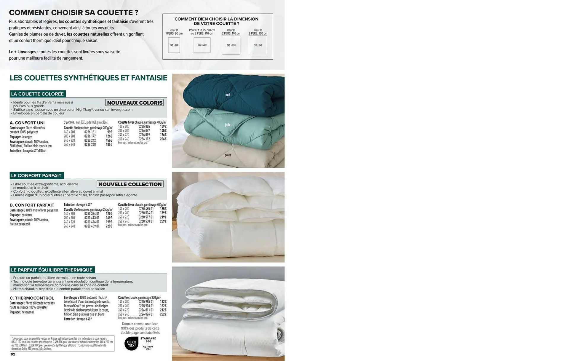 Catalogue Linvosges du 1 juin au 31 août 2026 - Catalogue page 92