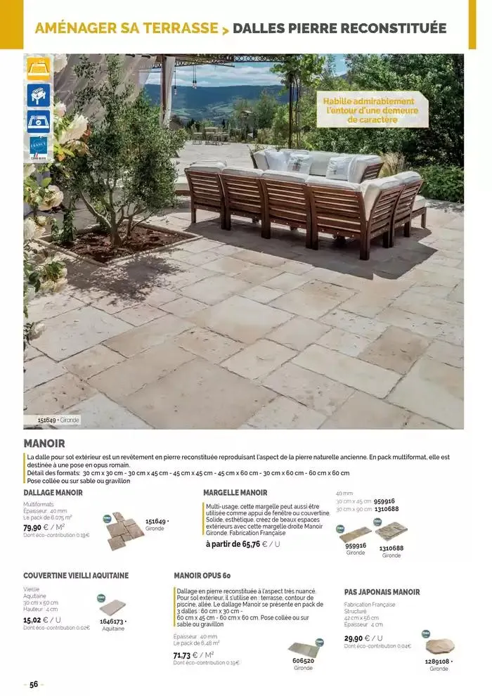 Aménagements Extérieurs 2025 du 30 avril au 31 décembre 2025 - Catalogue page 56