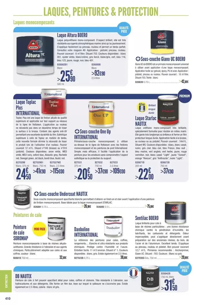 Catalogue Accastillage Diffusion 2025 du 1 janvier au 31 décembre 2025 - Catalogue page 412