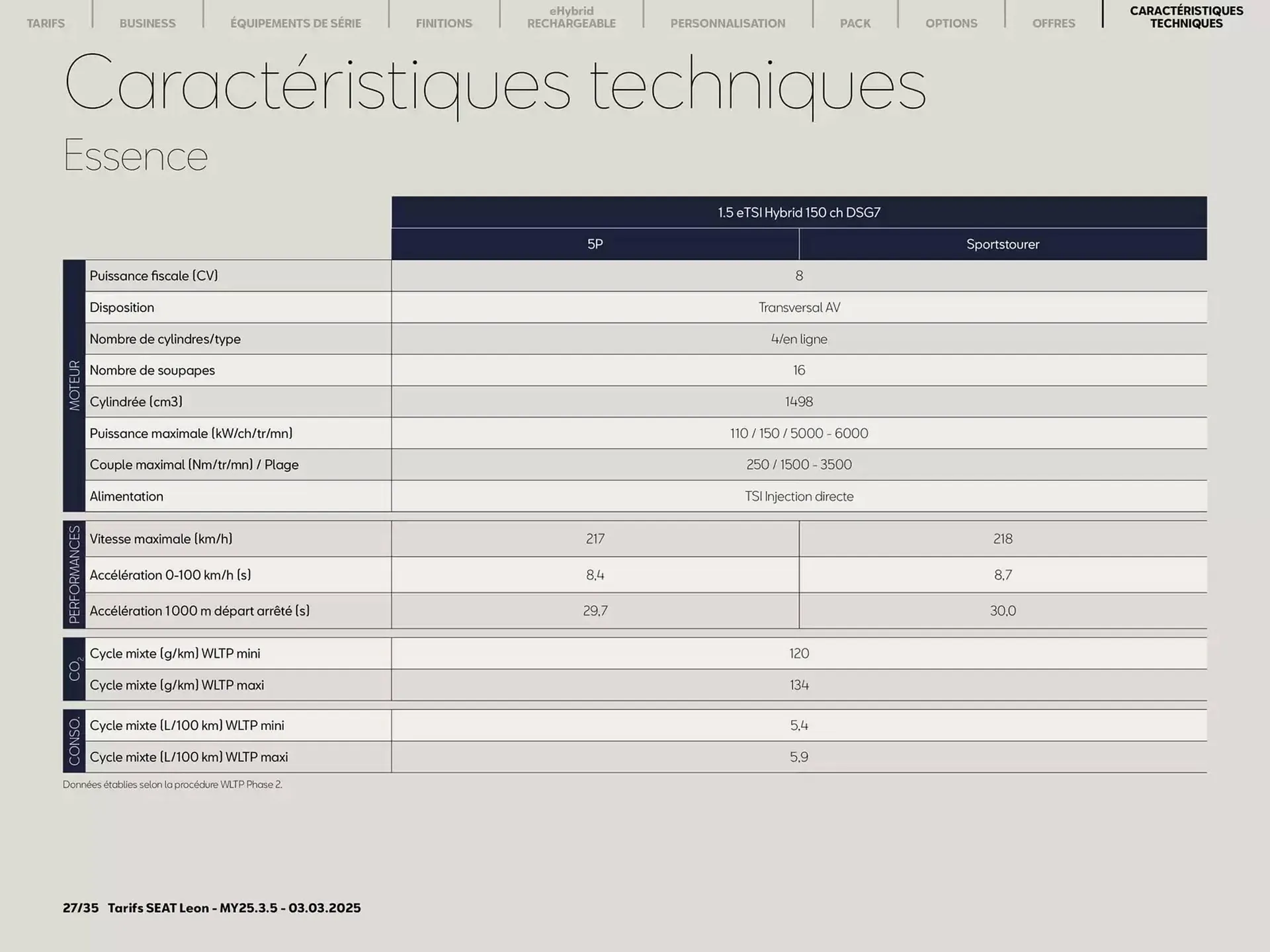 Catalogue SEAT du 5 mars au 5 mars 2026 - Catalogue page 27