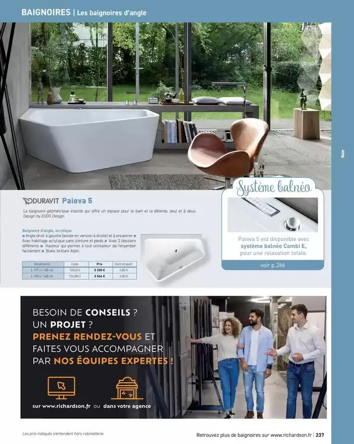 SALLE DE DE BAINS ET CARRELAGE 2025 du 11 avril au 31 décembre 2025 - Catalogue page 239