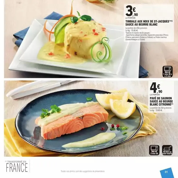 CARTE TRAITEUR PERMANENTE - MIXTE du 27 mars au 24 novembre 2025 - Catalogue page 31