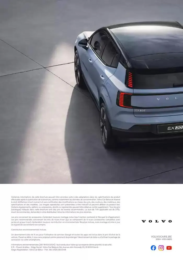 VOLVO EX30 FULLY ELECTRIC du 7 janvier au 31 décembre 2025 - Catalogue page 26
