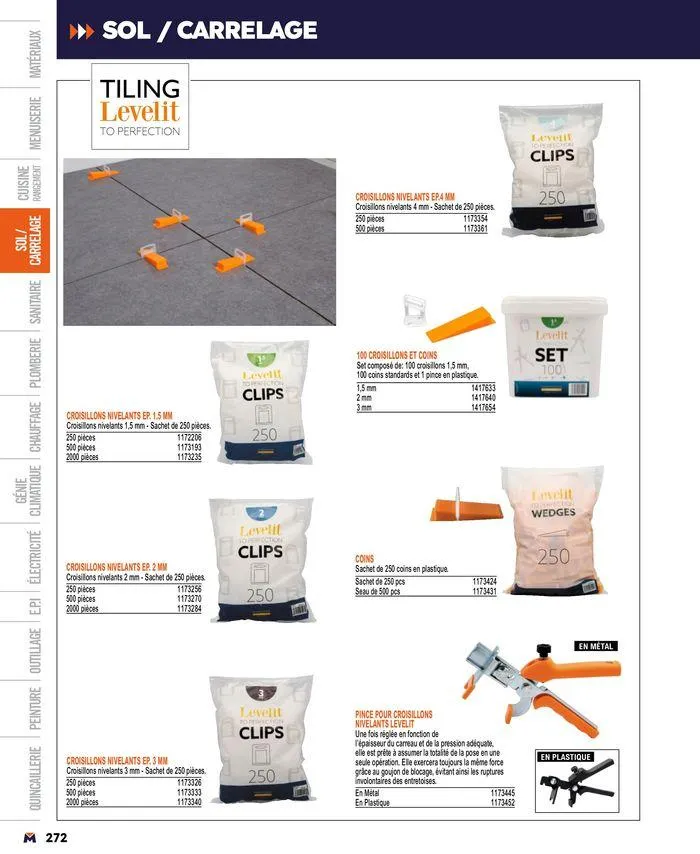 Guide produits 2024 du 15 mars au 31 décembre 2024 - Catalogue page 272