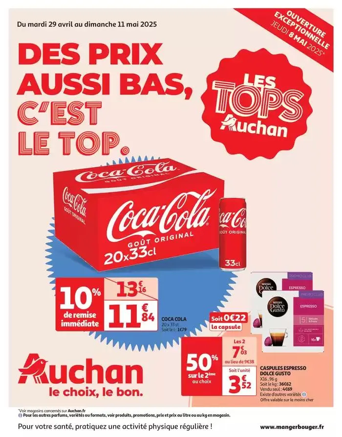 Des prix aussi bas, c'est le top du 29 avril au 11 mai 2025 - Catalogue page 1