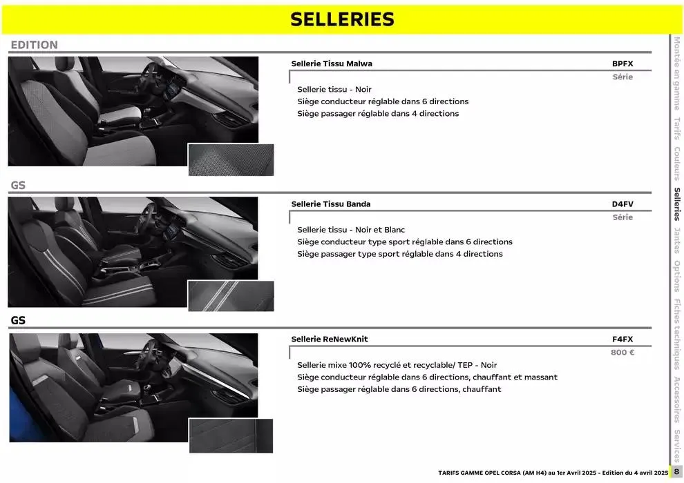 Opel Corsa du 8 avril au 8 avril 2026 - Catalogue page 9