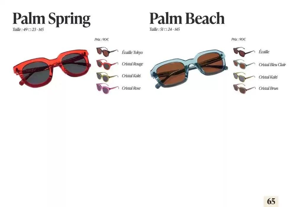 Lookbook Solaires 2025 du 19 février au 31 décembre 2025 - Catalogue page 64
