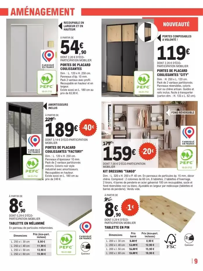 Trafic Brico 1 du 31 décembre au 18 janvier 2025 - Catalogue page 19