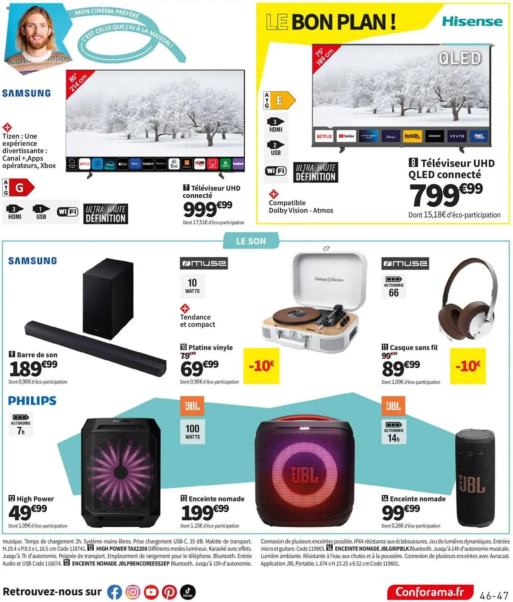 Catalogue Conforama du 23 décembre au 26 janvier 2026 - Catalogue page 47