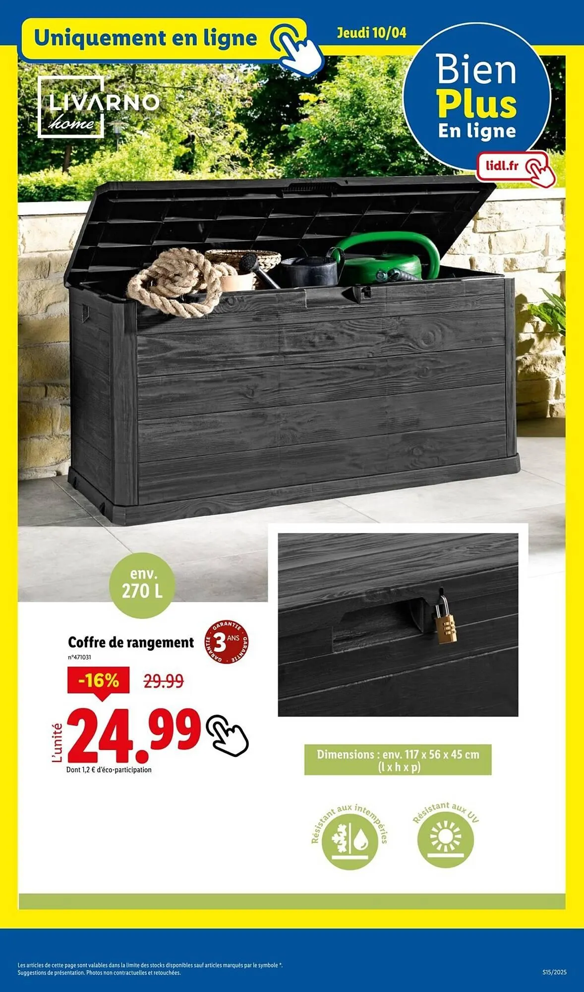 Catalogue Lidl du 10 avril au 14 avril 2025 - Catalogue page 19