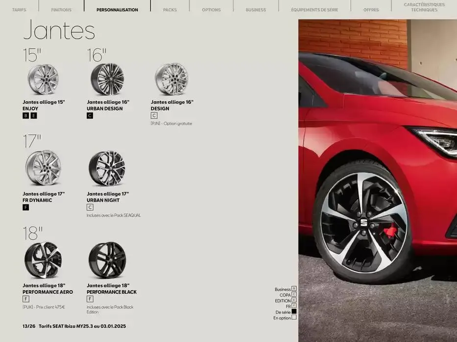 SEAT Ibiza du 21 janvier au 21 janvier 2026 - Catalogue page 13