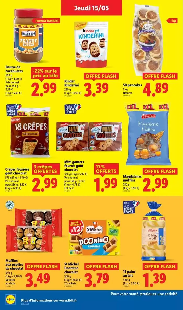 Profitez d'une large sélection de produits à prix réduits chez Lidl ! du 15 mai au 21 mai 2025 - Catalogue page 24