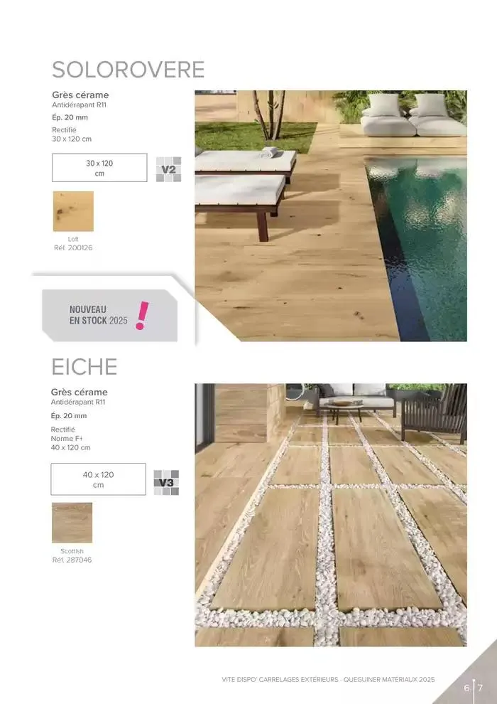 Vite Dispo - Carrelages extérieurs du 7 avril au 31 décembre 2025 - Catalogue page 7