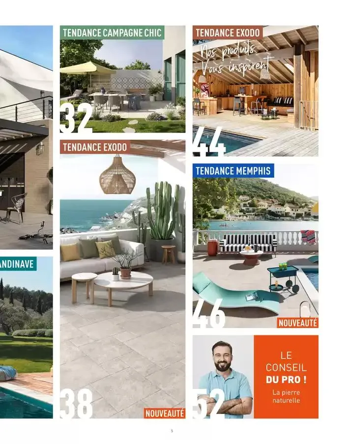 Guide Terrasse 2025 du 1 janvier au 31 décembre 2025 - Catalogue page 5