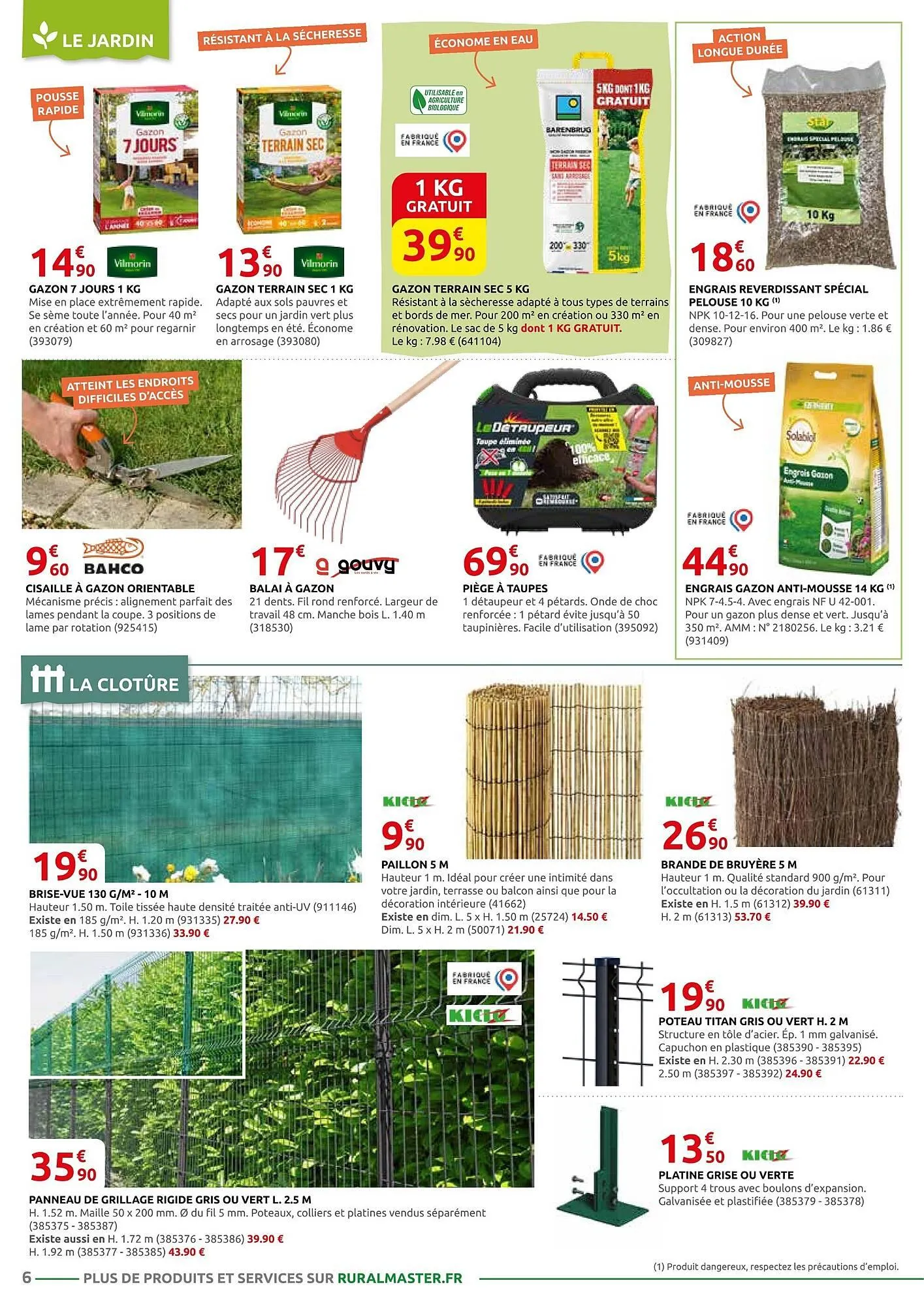 Catalogue Rural Master du 1 avril au 25 avril 2026 - Catalogue page 6