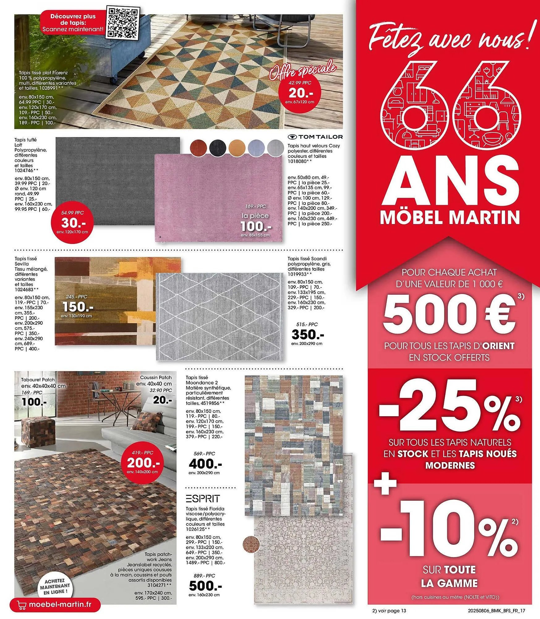 Catalogue Möbel Martin du 5 août au 19 août 2025 - Catalogue page 17