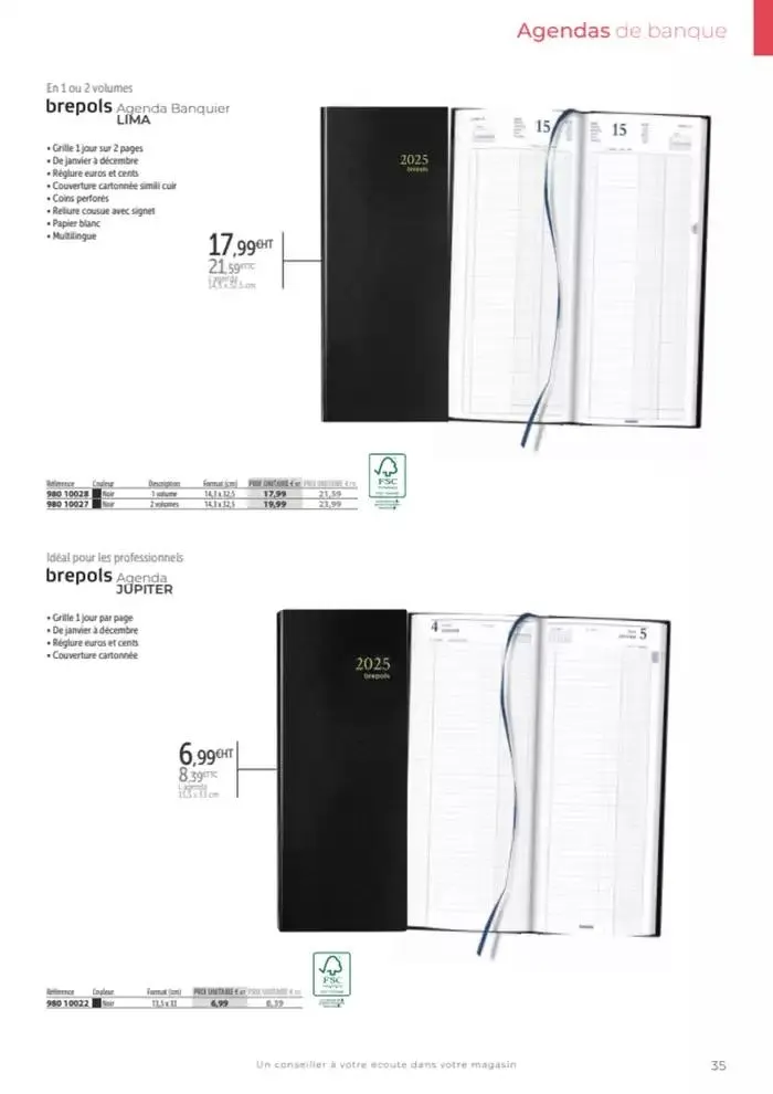 Catalogue agendas de bureau 2024-2025 du 8 octobre au 31 décembre 2025 - Catalogue page 28