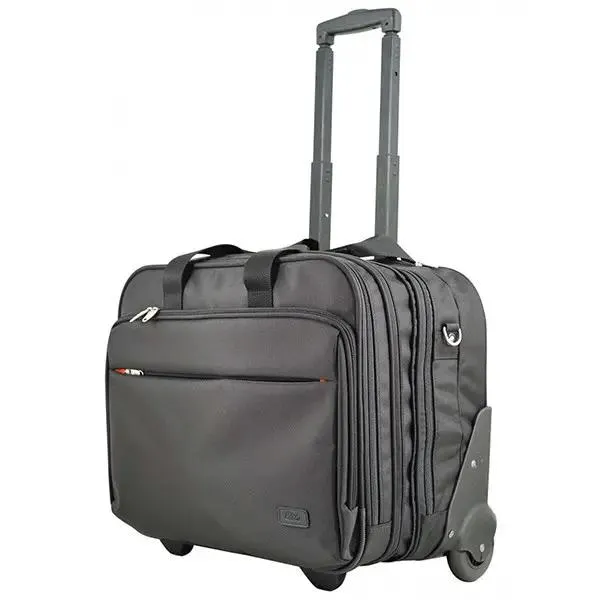 Elite - Cartable trolley 3 compartiments Voyager Noir