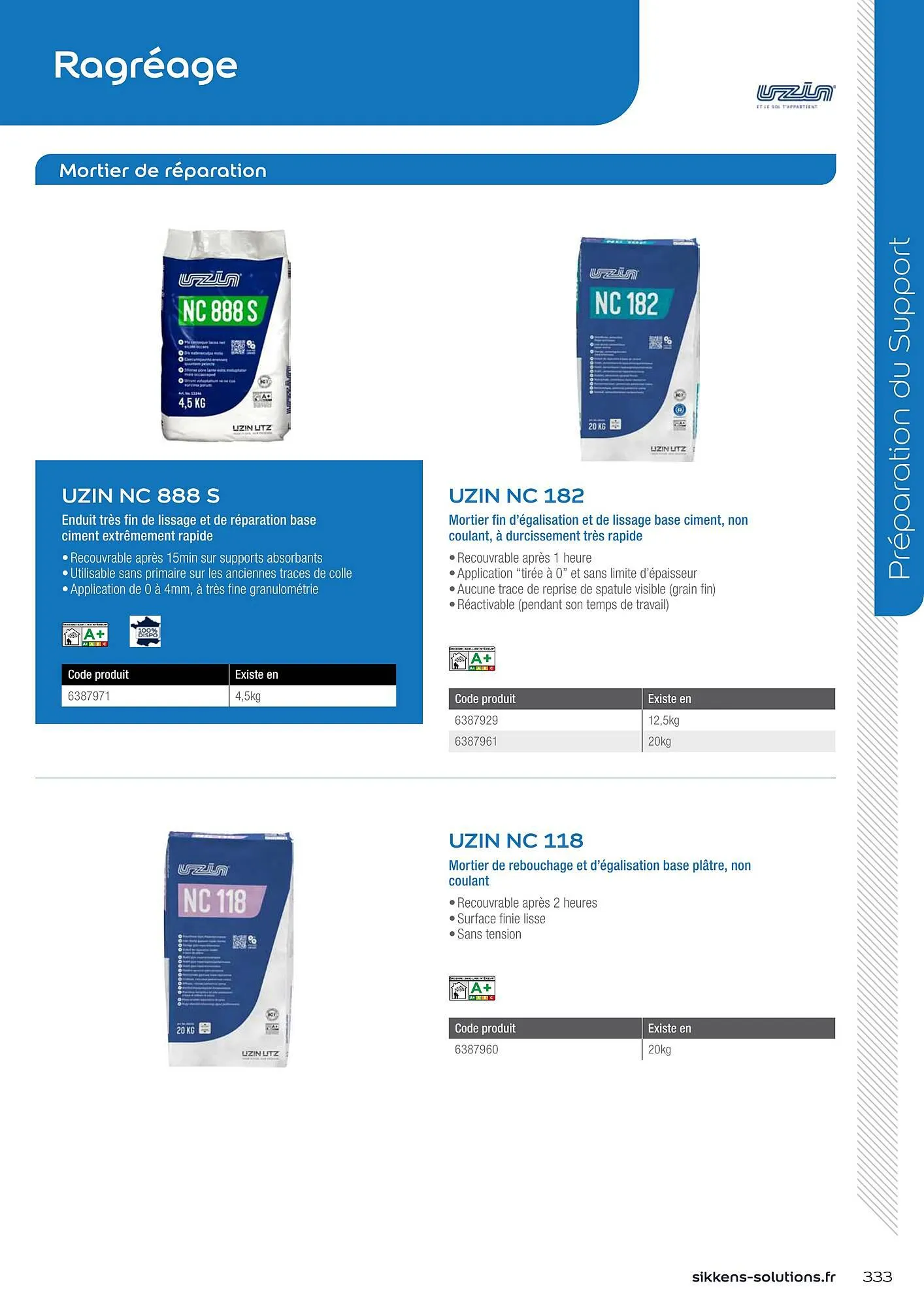 Catalogue Sikkens Solution du 8 janvier au 28 décembre 2025 - Catalogue page 333