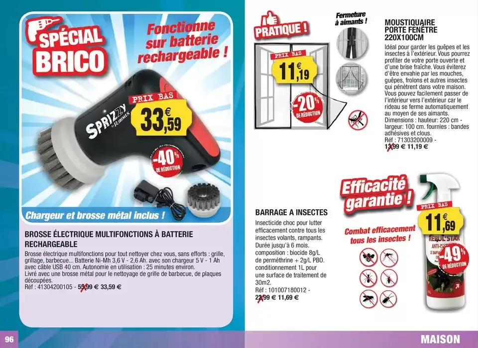 Arrivages de printemps du 6 février au 31 mai 2025 - Catalogue page 96