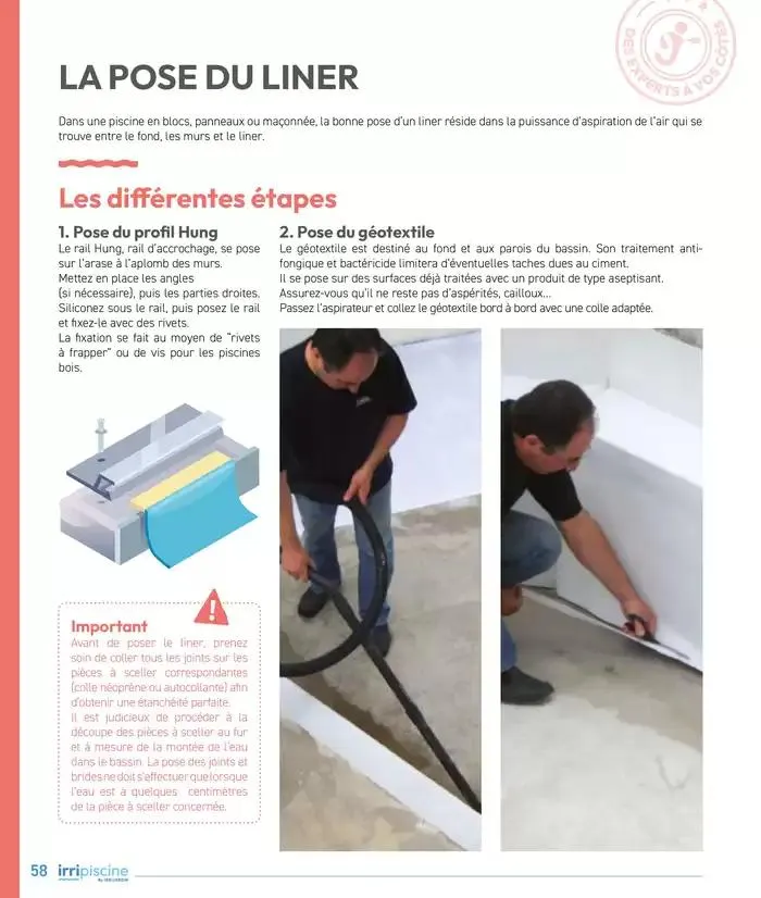 Les plaisir de l'eau Piscine,Spa,Arrosage du 10 mars au 31 décembre 2025 - Catalogue page 58