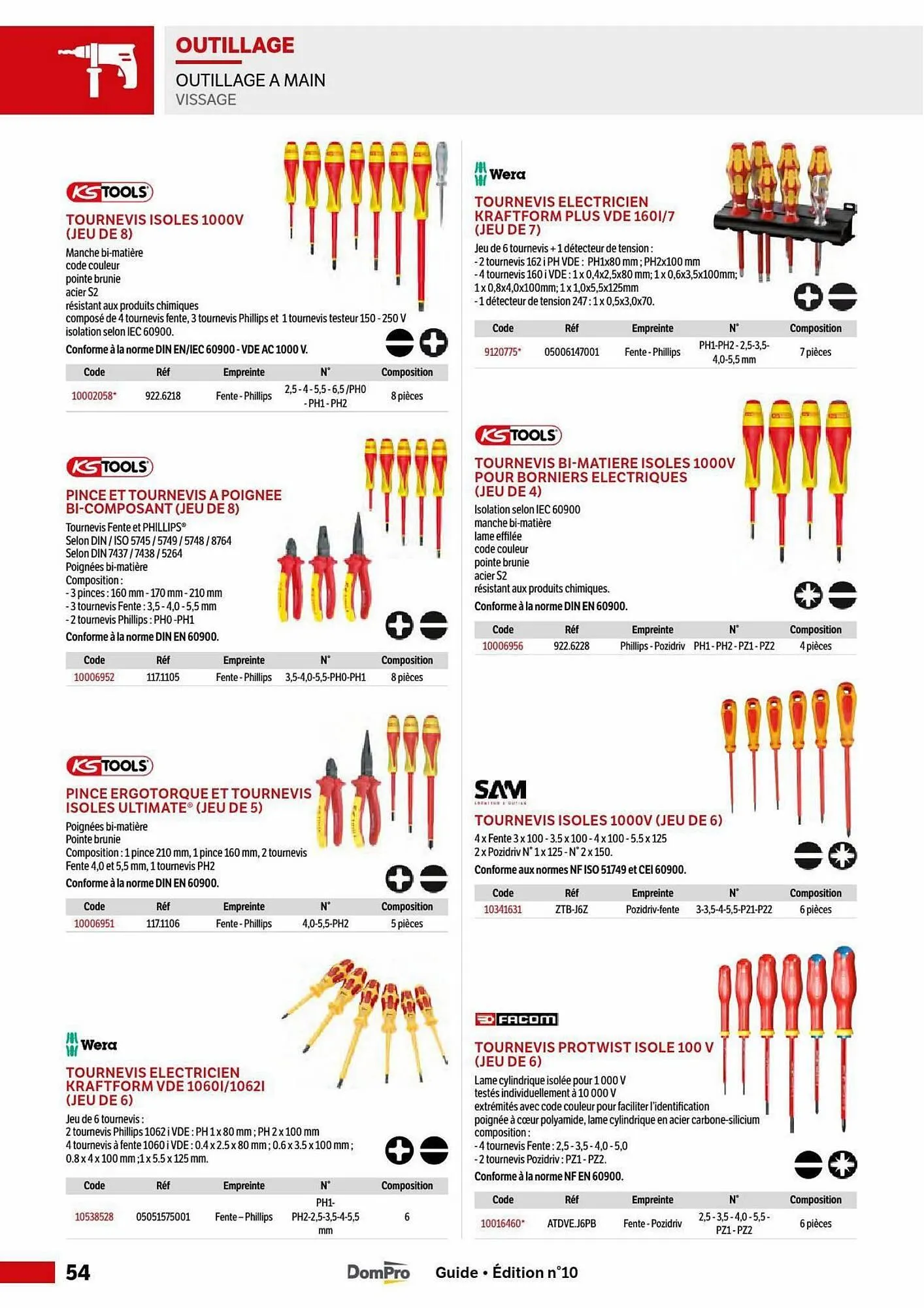 Catalogue DomPro du 5 mai au 30 août 2025 - Catalogue page 54