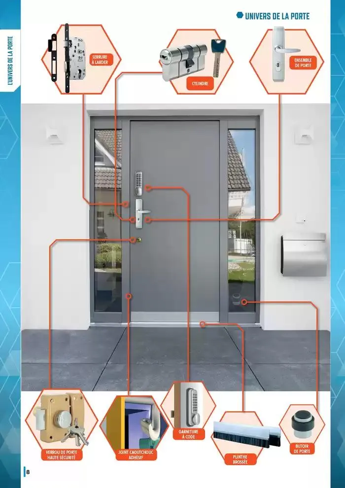 Guide Quincaillerie Serrurerie 2025 - 2026 du 1 avril au 1 avril 2026 - Catalogue page 10