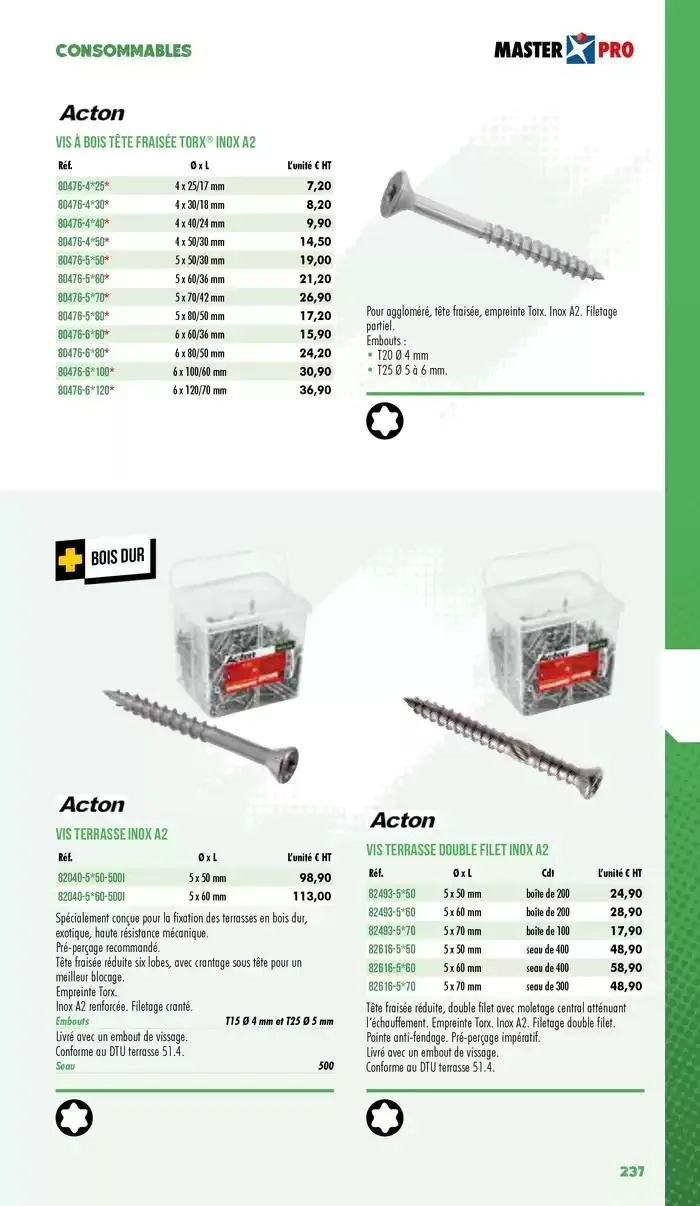 Essentiel Batiment 2025 du 3 janvier au 31 décembre 2025 - Catalogue page 239