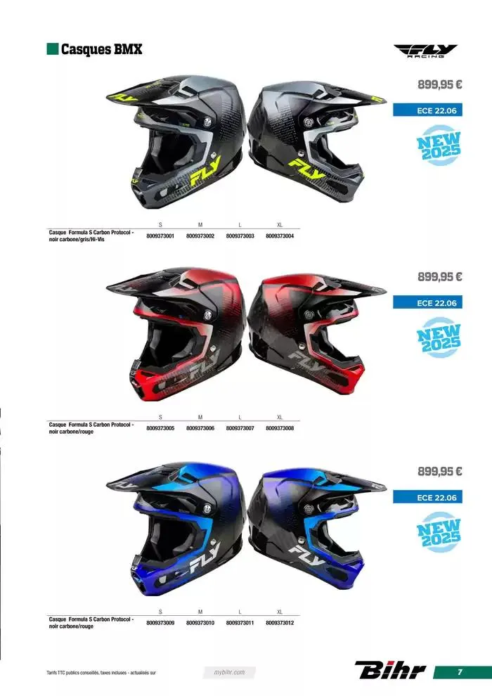 FLY RACING BMX 2025 du 12 avril au 31 décembre 2025 - Catalogue page 7