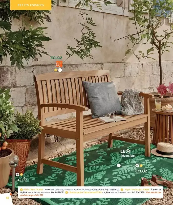 BARBEUC, SIESTE, PÉTANQUE PLACE À LA DÉTENTE du 27 février au 23 juin 2025 - Catalogue page 38