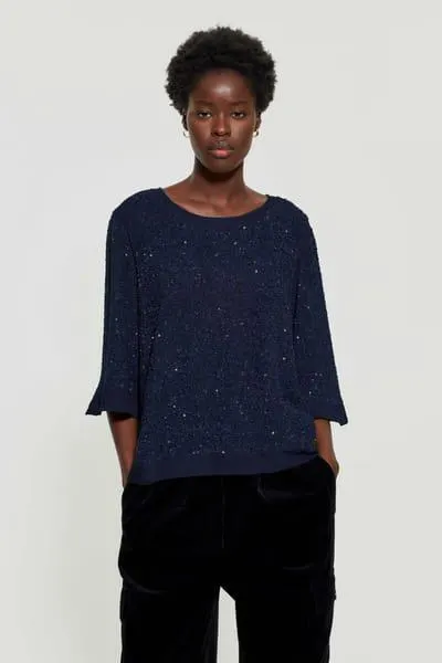 Top à paillettes Stefi