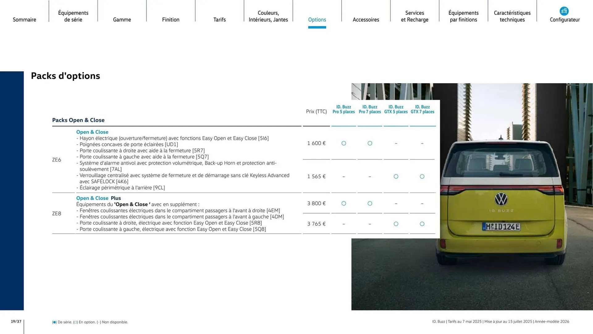 Catalogue Volkswagen du 7 août au 31 mars 2026 - Catalogue page 19