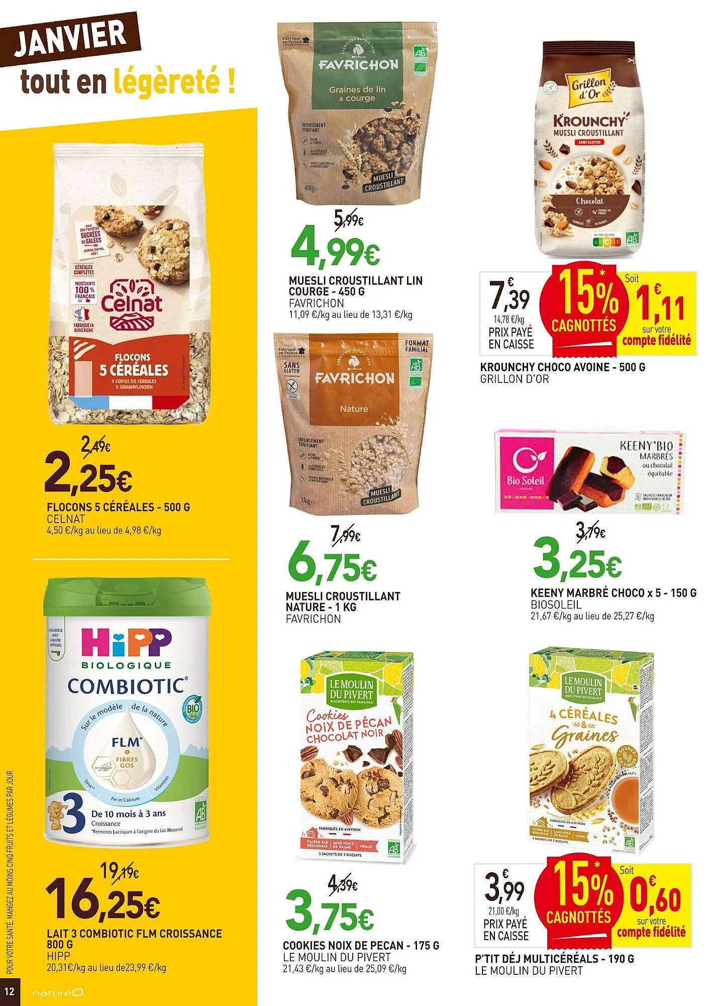 Catalogue naturéO du 7 janvier au 1 février 2026 - Catalogue page 12
