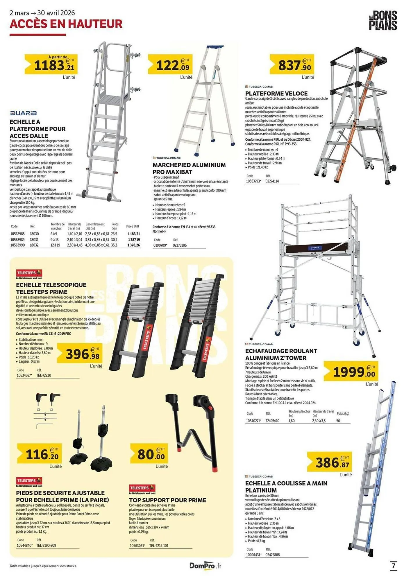 Catalogue DomPro du 3 mars au 30 avril 2026 - Catalogue page 7