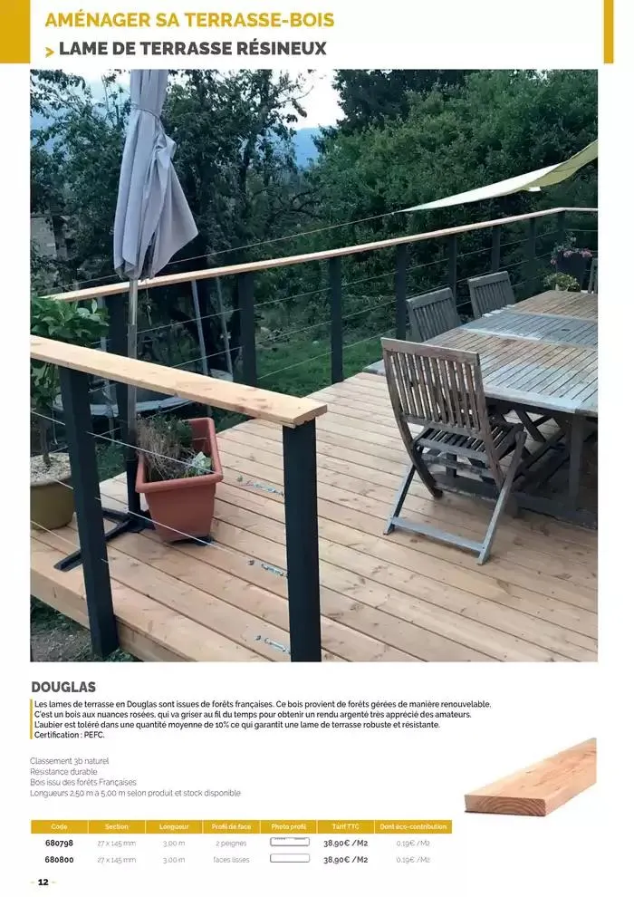 Aménagements Extérieurs 2025 du 26 mars au 31 décembre 2025 - Catalogue page 12