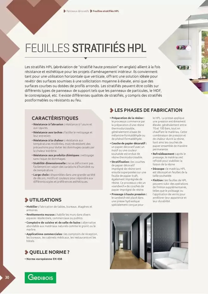 Aménagents Intérieurs du 9 décembre au 9 juin 2025 - Catalogue page 30