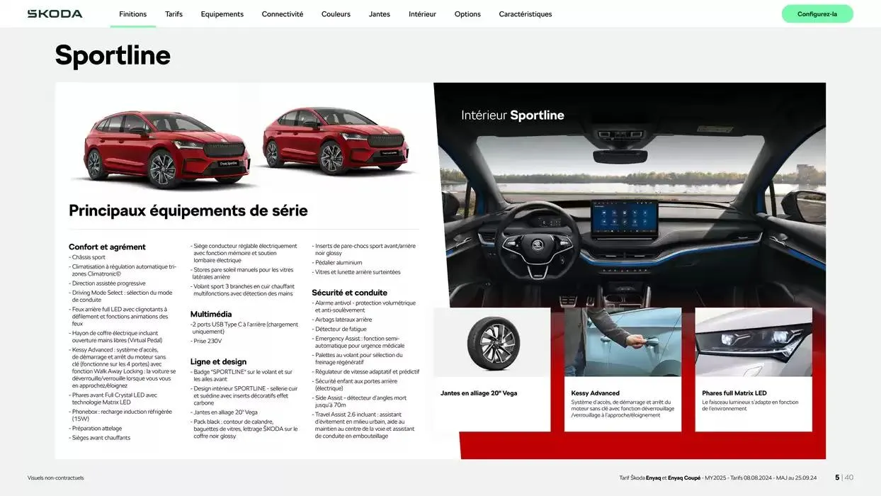 Enyaq SUV Version 85 du 6 novembre au 6 novembre 2025 - Catalogue page 5