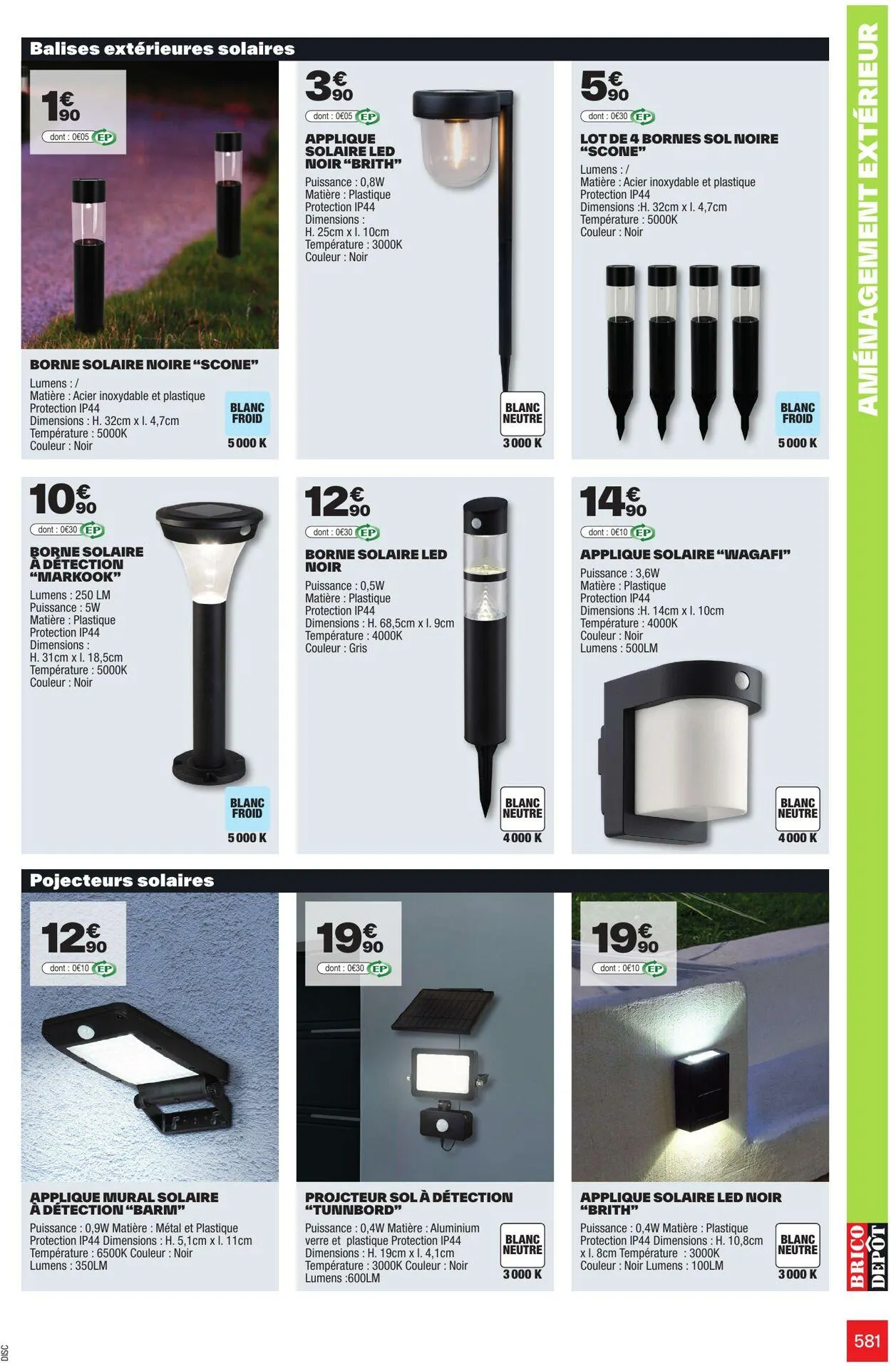 Brico Dépôt Catalogue actuel du 24 mars au 31 juillet 2025 - Catalogue page 581