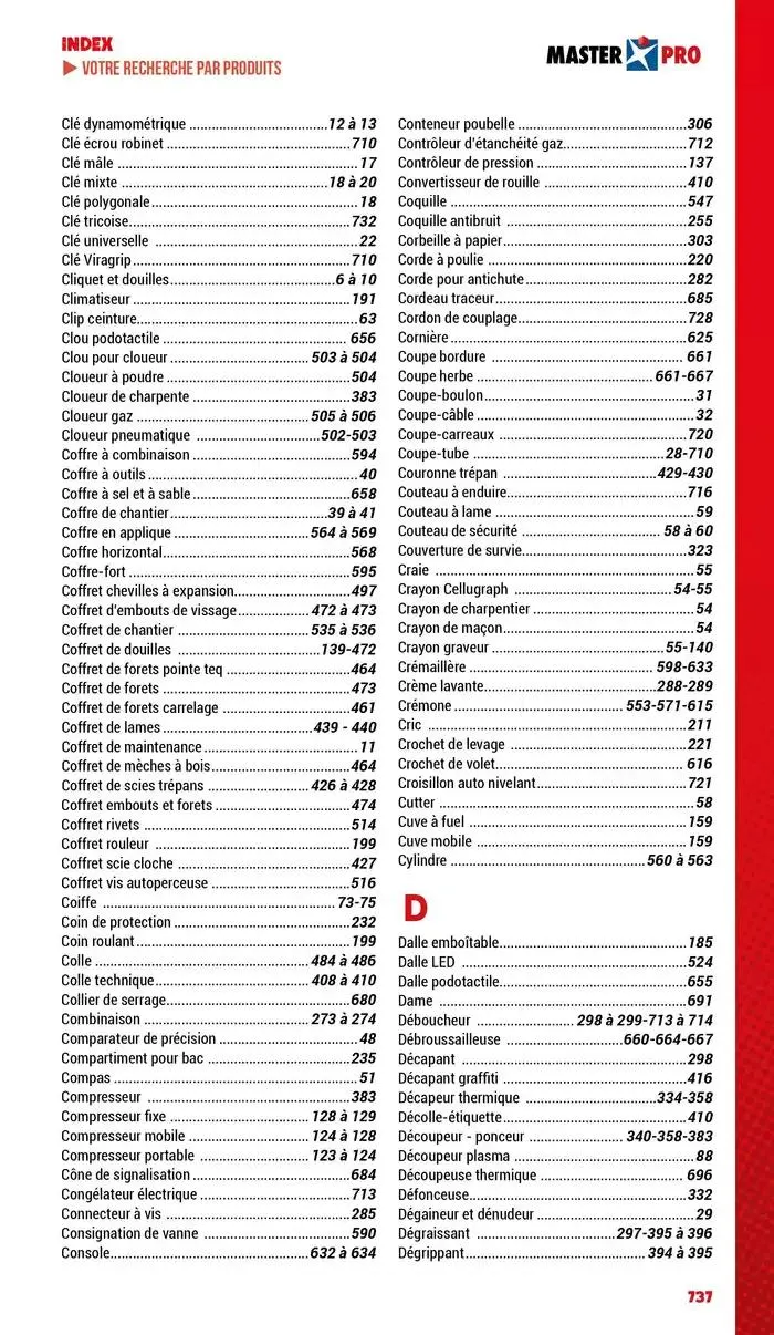 Essentiel Industrie 2025 du 3 janvier au 31 décembre 2025 - Catalogue page 739