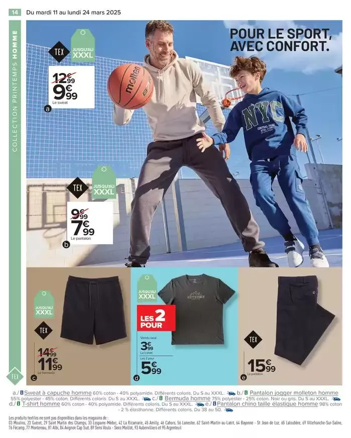 TEXTILE SPÉCIAL PRINTEMPS du 11 mars au 24 mars 2025 - Catalogue page 16