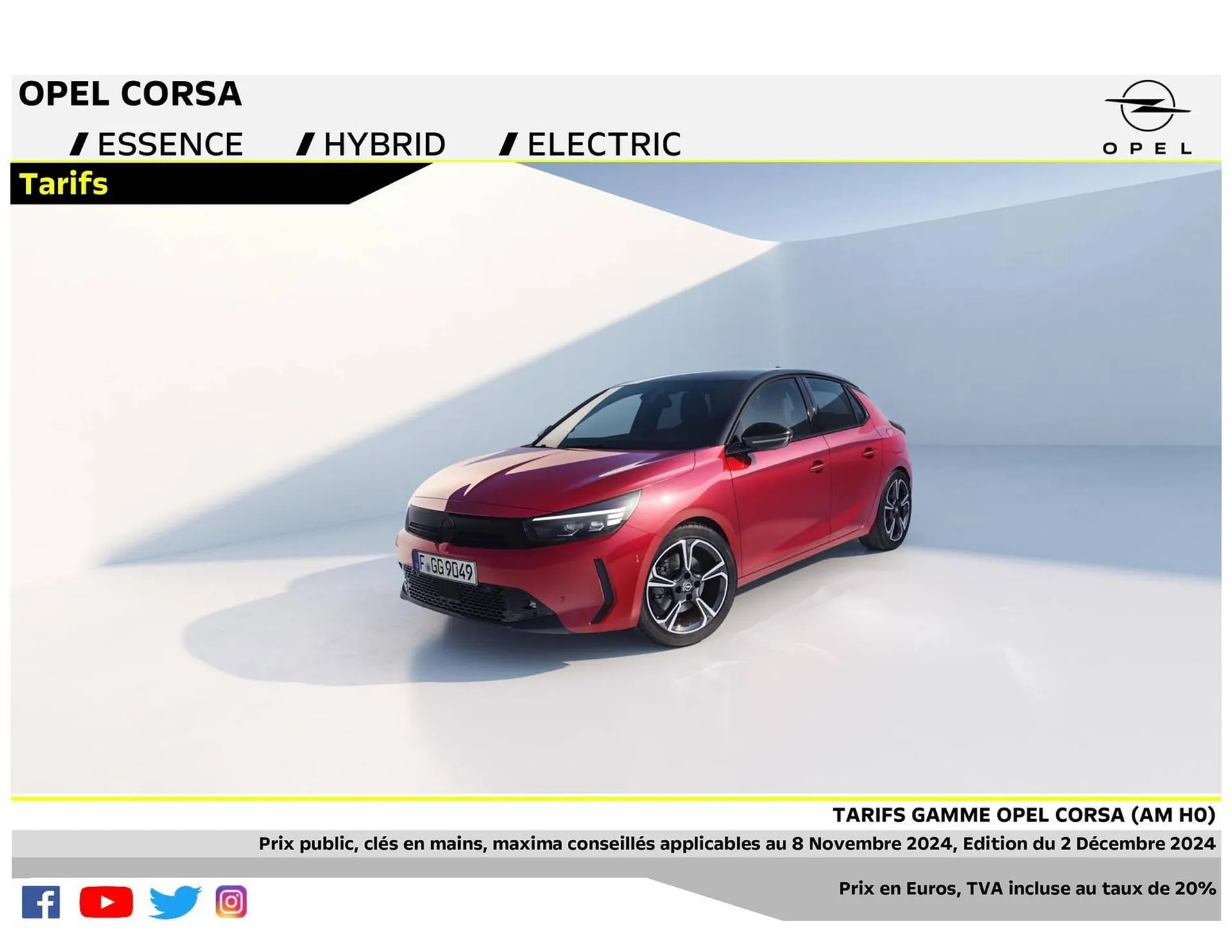 Catalogue Opel du 17 décembre au 17 décembre 2025 - Catalogue page 1