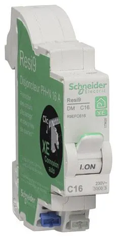Disjoncteur "Rési9" 16A automatique (embrochable) - Schneider Electric