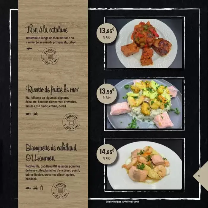 CARTE TRAITEUR PERMANENTE du 1 avril au 31 mars 2026 - Catalogue page 9