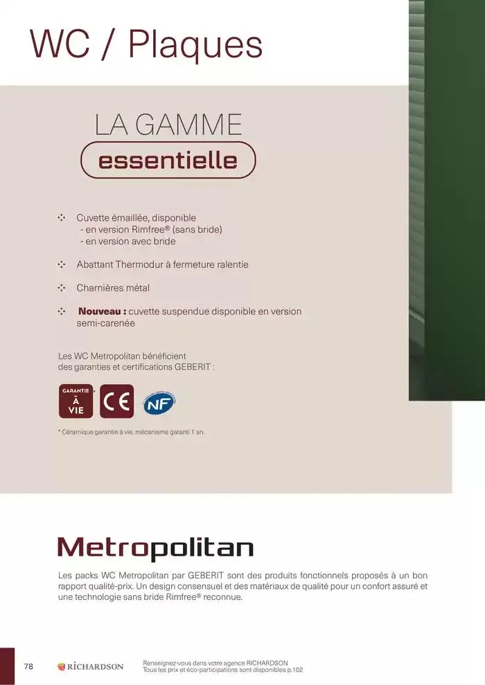 Collections Exclusives 2025 du 11 avril au 31 décembre 2025 - Catalogue page 78