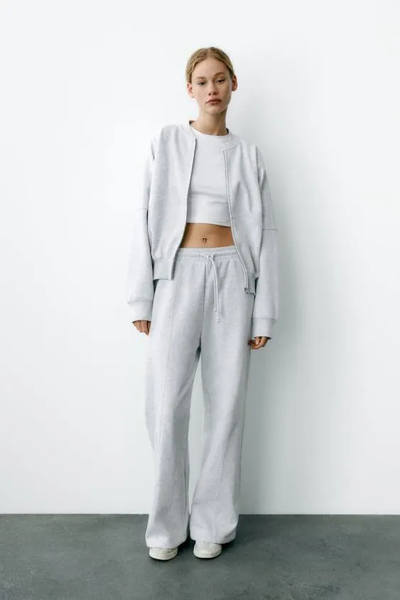 PANTALONI IN FELPA LARGHI