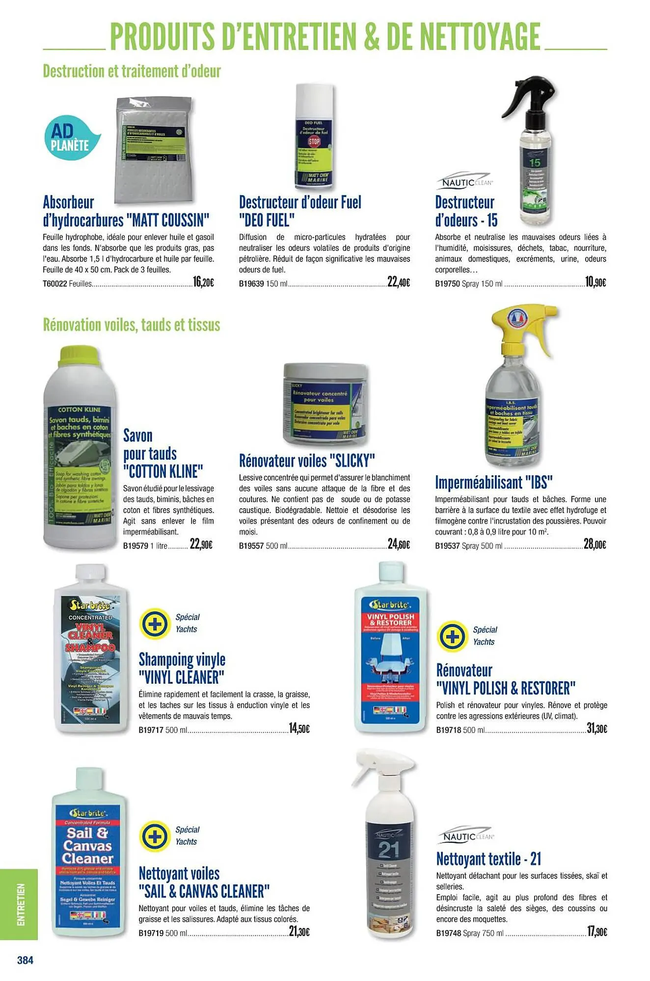 Catalogue Accastillage Diffusion du 1 mars au 31 décembre 2023 - Catalogue page 386